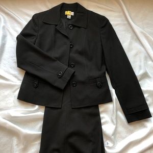 Ann Taylor Loft Dark Chocolate Women's Suit Jacket/Pant 2P